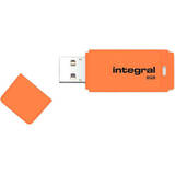 Neon Orange 8GB USB 2.0