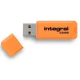 Neon Orange 32GB USB 2.0