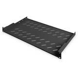Tray 19inch for wall mount RAL9005 black 483x250x44mm