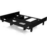 Internal Mounting frame for 2.5/3.5 HDD/SSD in 5.25 Bay, Black