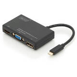 DIGITUS USB Type-C 4in1 Multiport Video Converter