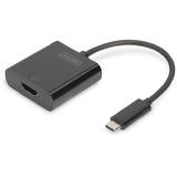 DIGITUS USB Type-C to HDMI 4K/30Hz cable length: 19.5cm black