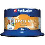 DVD-R 4.7GB, 16x, spindle, Wide printabil , 50 bucati