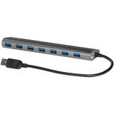 USB 3.0 Metal Charging HUB 7 Port with Power Adapter, 7x USB 3.0 Charging