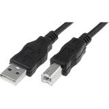 USB 2.0 connection cable type A - B M/M 0.5m USB 2.0 conform bl