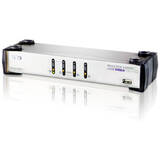 CS1744C-AT CS1744 4-Port USB Dual View KVMP Switch 2xVGA cards 2-port USB Hub Audio