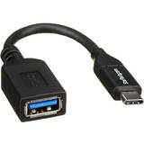 USB-C to USB A 0,15m M/W Black