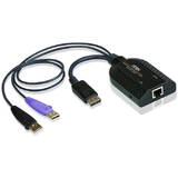 ALTUSEN DisplayPort USB Virtual Media KVM Adapter Cable with Smart Card Reader