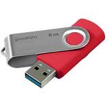 Goodram UTS3 USB flash drive 8 GB USB Type-A 3.2 Gen 1 (3.1 Gen 1) Red,Silver