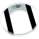 AD 8122 Electronic personal scale Oval Black,Transparent