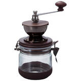CMHN-4 coffee grinder Burr grinder Black, Transparent, Wood