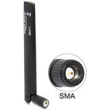 LTE Antenna SMA -0.8 - 3.0 dBi Omnidirectional With Flexible Joint Black
