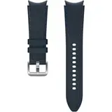 Galaxy Watch 4 / 4 Classic - Bratara Hybrid, cu cusatura (20mm, M/L), piele - Albastru Navy