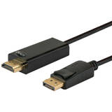 CL-56 video cable adapter 1.5 m DisplayPort HDMI Type A (Standard) Black