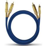 2032 audio cable 1 m 2 x RCA Blue