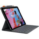 Husa cu tastatura Slim Folio pentru iPad (7th gen) / iPad Air (3rd gen), Black