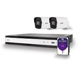 TVVR36421T LAN, Wi-Fi IP-CCTV camera set 4-channel incl. 2 cameras 1920 x 1080 p
