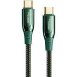 Cablu PD 100W USB-C - USB-C 1,2m Verde CA-8122