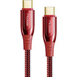Cablu PD 100W USB-C - USB-C 2m Rosu CA-8124