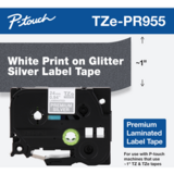 Tapes TZePR955 24mm silver/white