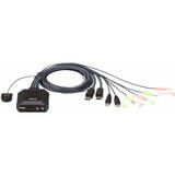2-Port USB DisPlayPort Cable KVM