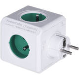 Priza/Prelungitor PowerCube Original (E) 5 AC outlet(s) Green,White