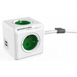 Priza/Prelungitor 2402GN/FREUPC 1.5 m 4 AC outlet(s) Indoor Green,White