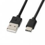 Cablu Date IKUMTC USB 1 m USB 3.2 Gen 1 (3.1 Gen 1) USB A USB C Negru