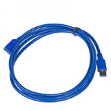 Cablu Date AK-USB-10 USB 1.8 m USB 3.2 Gen 1 (3.1 Gen 1) USB A Albastru