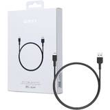 Cablu Date CB-BAL2 Negru Quick Charge Lightning-USB | 2m | MFi Apple