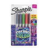 Set markere permanente Sharpie Cosmic Colors - 5 culori
