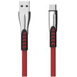 Cablu Date SMS-BW02 USB CABEL 1 m USB 3.0 USB A USB C - RED - METAL PLUGS