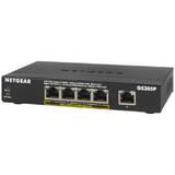 GS305Pv2 Unmanaged Gigabit Ethernet (10/100/1000) Power over Ethernet (PoE) Black