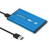 51859 Enclosure HDD/SSD 2.5'' SATA3 | USB 3.0 | Blue