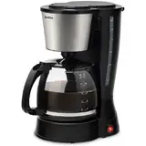 Cafetiera VT-1527, 800 W, Plastic inox, 1.5 l, Negru, Functie Espresso