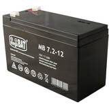 megaBAT MB 7.2-12 Baterie UPS Lead-acid accumulator VRLA AGM Maintenance-free 12 V 7,2 Ah Black