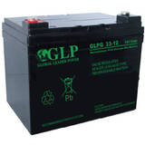 GLP GLPG 33-12 Gel Baterie UPS Lead-acid accumulator VRLA GEL Maintenance-free 12 V 33 Ah Black