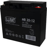 megaBAT MB 20-12 Baterie UPS Lead-acid accumulator VRLA AGM Maintenance-free 12 V 20 Ah Black