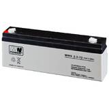 MWS 2.3-12 Baterie UPS Lead-acid accumulator AGM Maintenance-free 12 V 2,3 Ah Black, Grey