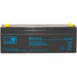 MW 2.2-12 Baterie UPS Lead-acid accumulator AGM Maintenance-free 12 V 2,2 Ah Black