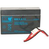 MW 0.8-12 Baterie UPS Lead-acid accumulator AGM Maintenance-free 12 V 0,8 Ah Black