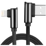 Cablu Date CABLE USB-A - LIGHTNING 1.2M BLACK IP007