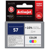 COMPATIBIL AH-57R for HP printer, HP 57 C6657A replacement; Premium; 21 ml; color