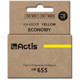 Compatibil KH-655YR for HP printer; HP 655 CZ112AE replacement; Standard; 12 ml; yellow
