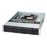 Carcasa Server SC825TQC-600LPB Rack Black 600 W