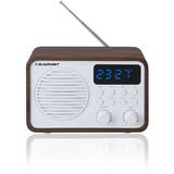 Portable radio with Bluetooth and USB PP7BT, colour: brown wood/white