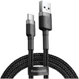 Cablu Date USB-C cable Cafule 3A 1m (gray & black)