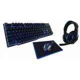 SHERMAN keyboard, mouse, pad, headphones for gamers combo