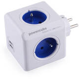Priza/Prelungitor PowerCube Original USB (E) power extension 4 AC outlet(s) Blue,White