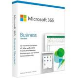 Aplicatie 365 Business Standard 64-bit, Engleza, Subscriptie 1 An, 1 Utilizator, Medialess Retail
